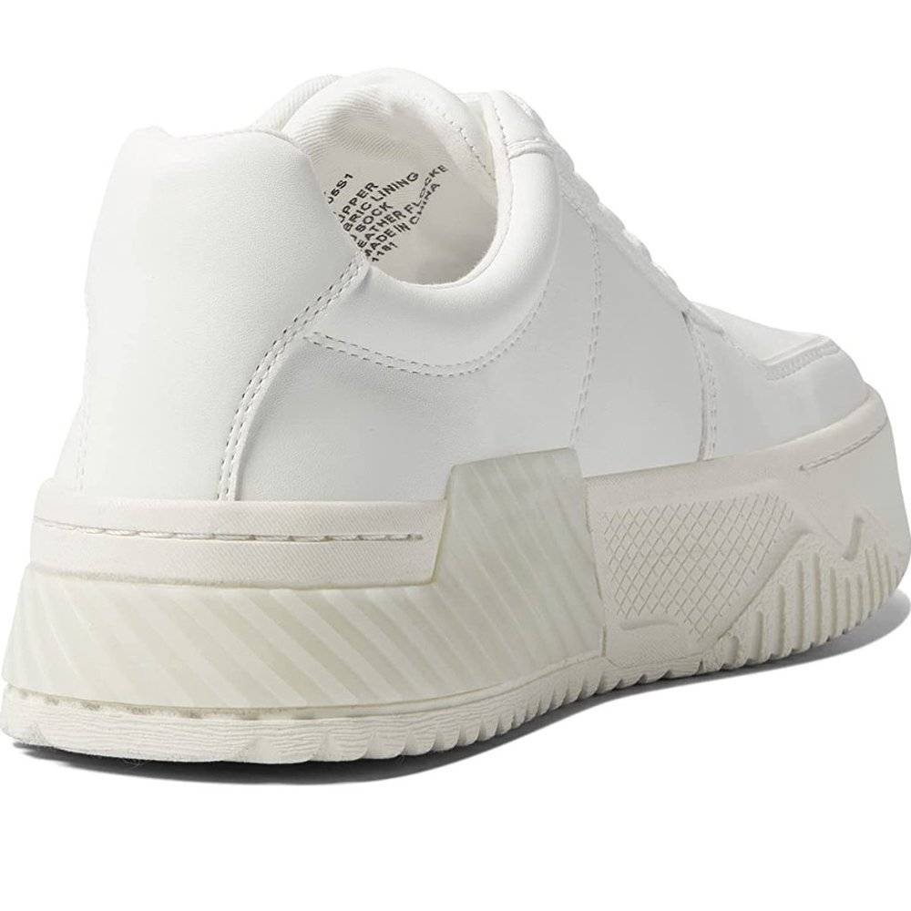 Steve Madden Sonic White Platform Sneakers Flats Shoes Multi Size New - Picture 5 of 7